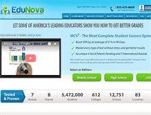 Tablet Screenshot of edu-nova.com